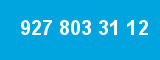 927 803 31 12 927 803 31 12